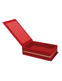 Kadife Plaket Kutusu Kırmızı