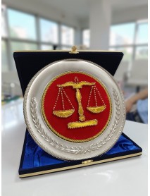 Kişiye Özel Adalet Simgesi Filografi Plaket