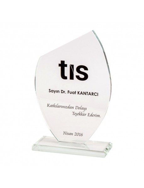 Kristal Cam Plaket