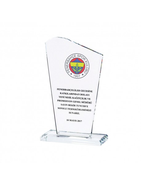 Kristal Cam Plaket