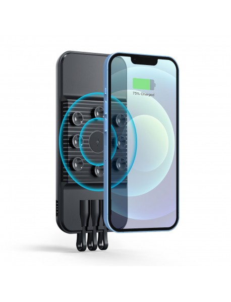 Çiriş 10.000 Mah Siyah Wıreless Standlı Powerbank Çiriş 10.000 Mah Siyah Wıreless Standlı Powerbank