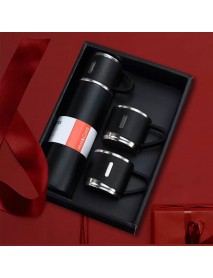 Kişiye Özel Set Kutulu Termos Siyah 500 ML 