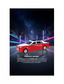Torima Bluetooth Hoparlör Süper Lüks Araba Tasarımlı 15W TWS FM USB Speaker D82 