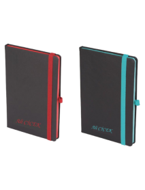 Tarihsiz Deri Defter Kenar Boyalı Aynı Renk Lazer Baskı