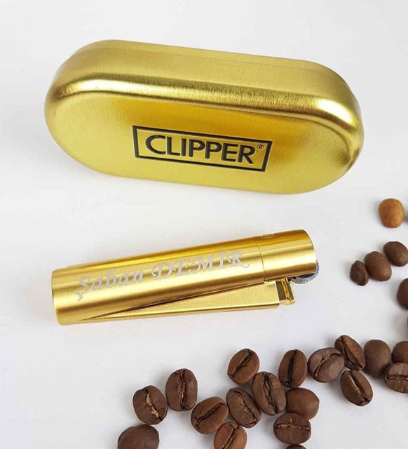 Clipper Çakmak Gold Clipper Marka Garantili Çakmak